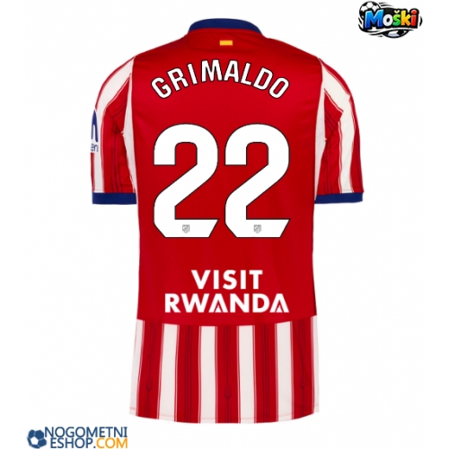 Moški Nogometni dresi Atletico Madrid Alejandro Grimaldo #22 Domači 2026-27 Kratek Rokav